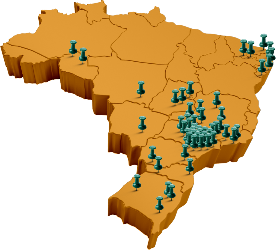 Mapa de Parceiros